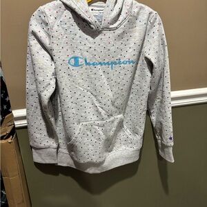 Champion Gray Pullover Sweatshirt with Logo